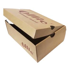 Boîte de papier en carton ondulé personnalisé de haute qualité, écologique en gros, matériaux recyclés imprimés en flexo pour l'emballage des vêtements - Product Image 4