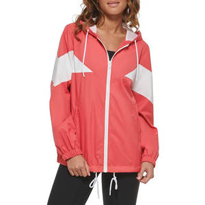 <b>Women</b> Windbreaker <b>Waterproof</b> Polyester Softshell <b>Jacket</b> <b>Lightweight</b> Outdoor Hooded Raincoat <b>for</b> Hiking Travel Sports - Product Image 3