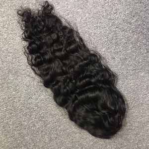 Perruque longue en cheveux humains vierges de 24 pouces pour femmes, couleur naturelle avec dentelle frontale HD 13x4, cheveux vierges doux et soyeux - Product Image 5