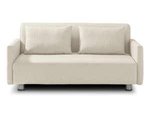 EVERGREENWEB - Sofá Cama Doble de 140 cm - Sofá Plegable de 2 Plazas Hecho en Italia con Colchón, Funda Extraíble, Ahorro de Espacio EDITH - Product Image 2