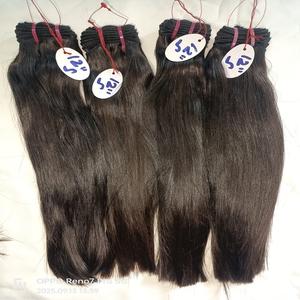 100% Indian Remy Human Hair Bundles Raw Indian Hair Extensions Wave Afro Curl Styles 8 Inches <b>Stretched</b> Direct Suppliers India - Product Image 5