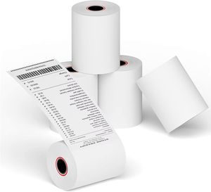 Rollo de Papel Térmico de 80 g/m² del Fabricante, 57x40 mm, Ideal para Tarjetas Bancarias y Puntos de Venta de Supermercados, para Uso en Cajas Registradoras, Supermercados y Cajeros Automáticos - Product Image 5