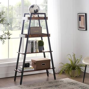 Brown steel <b>storage</b> shelving <b>rack</b> bulk quantity made in india wholesale for home hotels and restaurant <b>kitchen</b> living room 2023 - Product Image 2