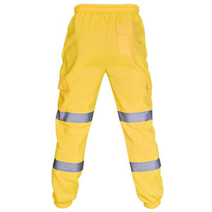 Nouvelle arrivée pantalons de sécurité Construction haute visibilité réflecteur de travail vêtements sécurité 100% coton pantalons de travail de sécurité réfléchissants - Product Image 2