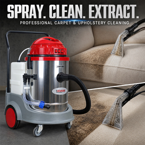 Nueva Máquina Eléctrica Manual Industrial de Acero Inoxidable para Lavar Alfombras, Limpiar Tapicería de Sofás, Extractor de Limpieza en Húmedo y Seco, Aspiradora - Product Image 4