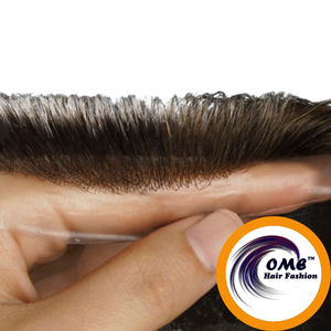 Peluca de Cabello Humano 100% OME Australia con Frente de Encaje, Ajuste Cómodo, Estilo Liso, Color 1B Negro/Marrón/Mezcla - Product Image 1