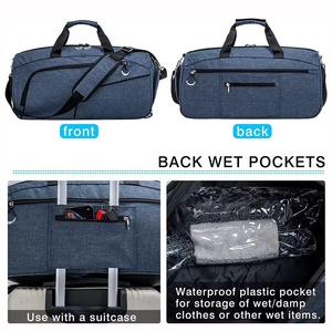 กระเป๋าออกกำลังกายกันน้ำสำหรับผู้ชายและผู้หญิงกระเป๋าใส่ของสำหรับเดินทางข้ามคืนสำหรับเล่นกีฬาโยคะฟิตเนสออกแบบโลโก้ได้ตามที่ต้องการ - Product Image 3