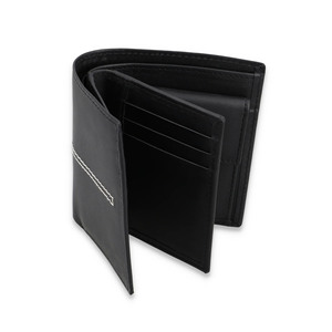 Portefeuille fin en cuir véritable pour homme, protection RFID, grande capacité, emplacements pour cartes, portefeuille en cuir imperméable pour homme - Product Image 4