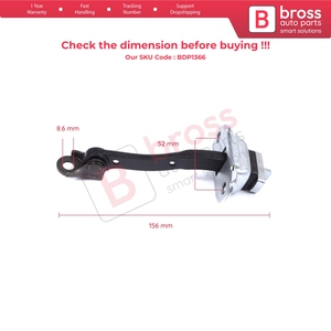 BDP1366 Correa limitadora de montaje de control de Tope de puerta trasera para Yaris Echo Verso FunCargo Vitz Platz MK1 P1 P2 2003-2005 Facelift - Product Image 5