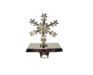 Buy Fancy Design Aluminum Christmas Snowflake <b>Stocking</b> <b>Holders</b> With Nickel Plated for Decoration - Product Image 2