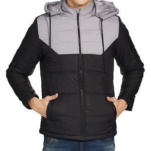 Chaqueta Acolchada Color Block 2026, 100% Poliéster, Estilo con Cierre, Cuello Alto, Ropa Casual de Exterior, Resistente al Viento y al Agua - Product Image 3