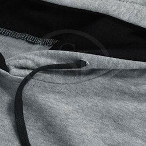 Sudadera con Capucha para Hombre, Directo de Fábrica, Invierno, Lavada, Alta Calidad, Secado Rápido, Tejido Transpirable, Diseño con Cremallera y Estampado Sólido, Talla XL - Product Image 4