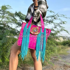 Gran oferta, bolsos de diseñador, bolso de mano de cuero de piel de vaca, bolso elegante multiusos para mujer, recién llegado, bolsos de piel metálica para ocultar el pelo - Product Image 2