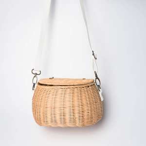 Sacs en osier écologiques faits à la main, petit sac de jeu en rotin, quantité en vrac, vente en gros directe d'usine, sac à main pour enfants, jouet - Product Image 1