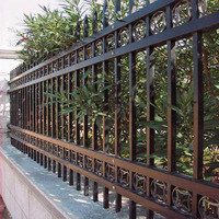 Panel de Cerca Decorativo de Hierro para Exteriores, de 6 Pies, Ecológico y Resistente, para Jardines y Villas