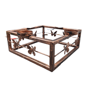 Elegante soporte de Pilar Soporte de vela de aluminio de cinco cabezas Portavelas de brillo clásico Soporte de vela de llama sofisticado - Product Image 5