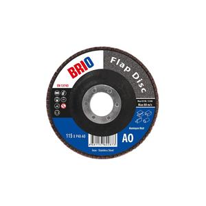Paquete de 5 Discos de Lija con Solapa de 115x40mm AO - Product Image 1