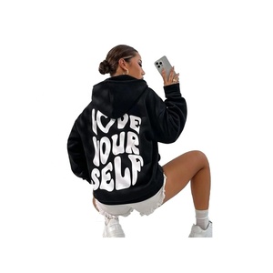 Sudaderas con Capucha y Pantalones Deportivos Unisex de Algodón 100% de Alta Calidad, Estilo Hip Hop, con Logotipo Personalizado, Estampado Puff, Talla Grande - Product Image 4