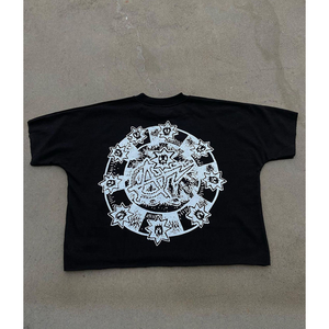 Camiseta Personalizada con Tu Diseño, Logotipo y Talla para Hombre y Mujer, Frente y Espalda, Ambos Lados, Camiseta Personalizada con Dobladillo sin Rematar, 100% Algodón - Product Image 4