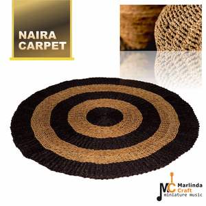 Tapis NAIRA en herbe de mer artisanal - Product Image 1