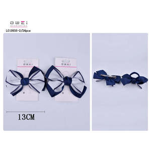 24U โบว์เครื่องประดับผมพร้อมยาง/ตัวหนีบ - Product Image 1