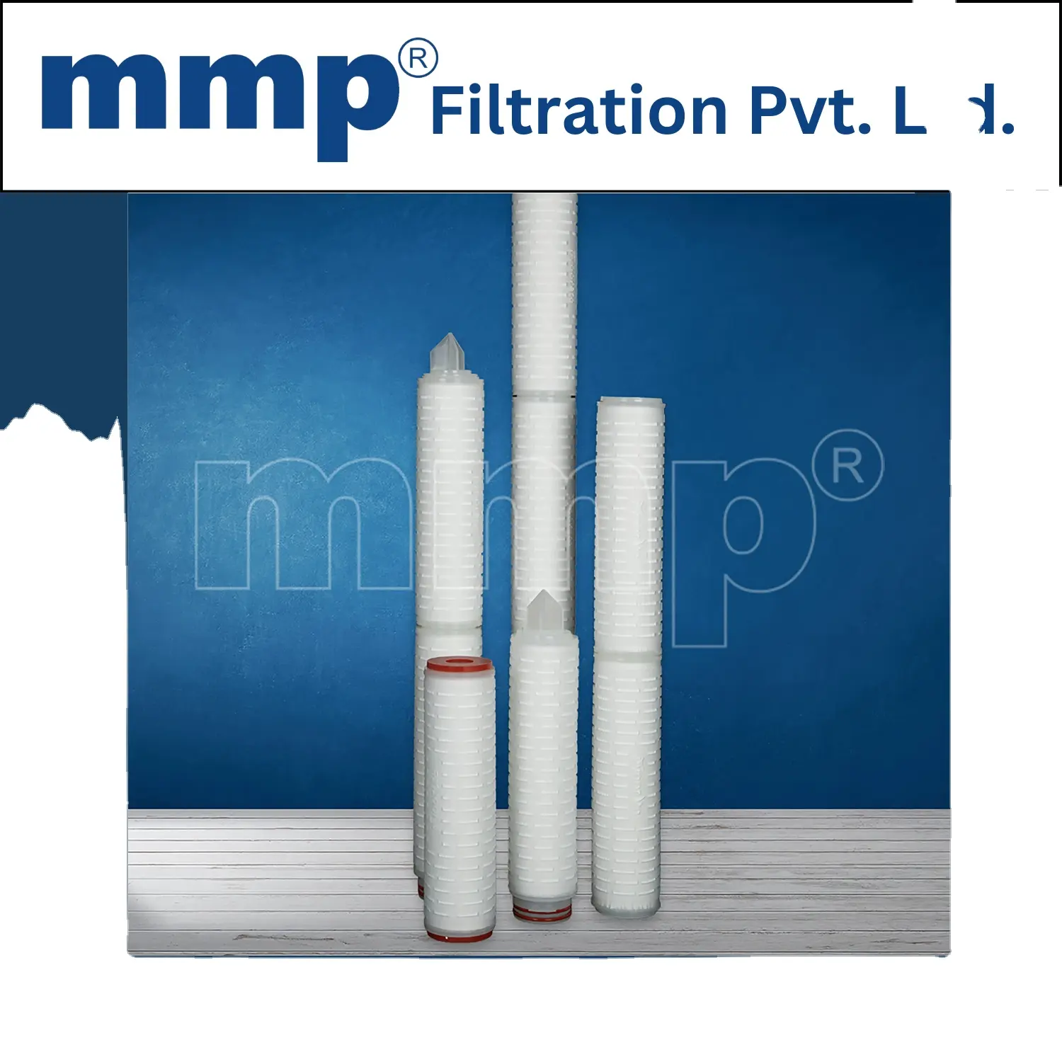 Cartuchos de filtro plissados PP Pyoorite 0.1-10 mícrons em polipropileno virgem por exportadores indianos em SOE/DOE