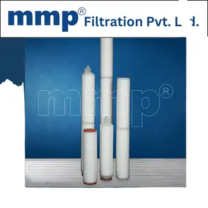 Prezzi accessibili Pyoorite PP cartucce filtranti pieghettate 0.1-10 micron in polipropilene vergine da parte di esportatori indiani in SOE/DOE