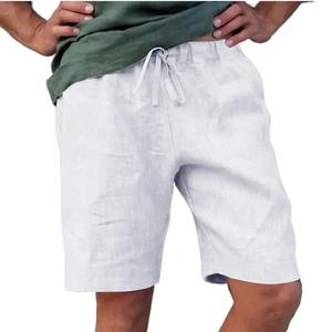 Pantalones cortos informales de verano para hombre, diseño de bolsillo con cordón, pantalones MEDIOS DE Color sólido, sueltos, rectos, para correr, ropa de calle al aire libre - Product Image 5