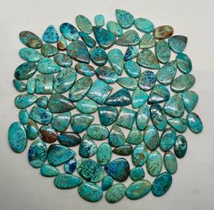 Top vente Chrysocolle Cabochon mélange forme Chrysocolle pierres précieuses en gros Lot de Cabochon Chrysocolle Lot fabrication de bijoux à la mode - Product Image 1