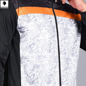 เสื้อกีฬาเอวยางยืดแบบลำลองของผู้ชายเสื้อออกกำลังกายกางเกงสไตล์หน้าแบนสำหรับฟุตบอลคลับชุดวอร์มกลางแจ้ง - Product Image 3