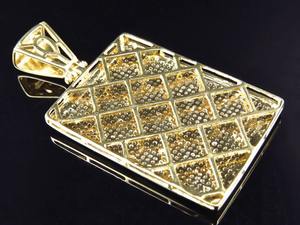 Elegante clásico Iced Out S925 plata Moissanite personalizado memoria imagen colgante collar joyería uso diario - Product Image 3