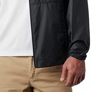 Veste coupe-vent pour hommes de sports de plein air avec logo personnalisé OEM coupe-vent grande taille avec logo personnalisé - Product Image 6