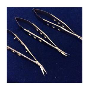 Vannas 3-PC Kit oftálmico personalizado Surtido de tijeras de microcirugía menor Instrumento Pentax de 4,5 \ "para fines quirúrgicos - Product Image 1