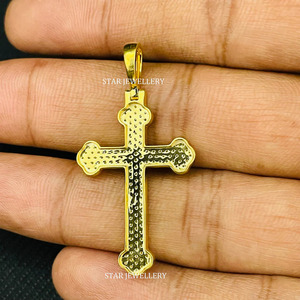 14K ทองคำที่เป็นของแข็งละเอียดอ่อนจี้เพชรธรรมชาติจี้เครื่องประดับที่ดี - Product Image 5