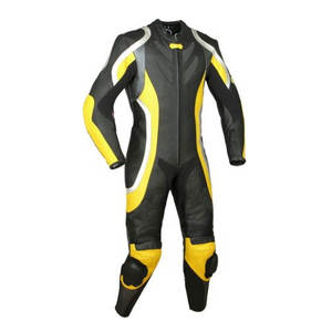 Nouvelle arrivée Combinaison de moto Vêtement de course personnalisé Combinaison en cuir de moto Veste de course en cuir de moto Cuir véritable - Product Image 2