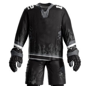 New Arrival Casual Wear Customized Design Logo Printed ICE Hockey Uniform Men Good Quality Ice Hockey Uniform - Product Image 5