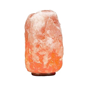 SE-Model Himalayan Lamp Organic Material <b>Real</b> Touch Carved Geometric Shape Night Light Factory Made Pakistan's <b>Crystal</b> - Product Image 1