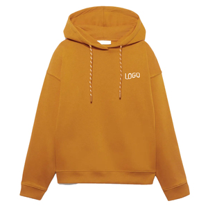 Sweat-shirts d'hiver décontractés pour femmes de haute qualité 400 GSM, imprimés sur mesure, brodés, à capuche, tricotés, épais, fabriqués en usine OEM - Product Image 1