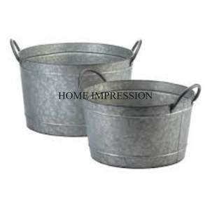Fantastic Designer Handcrafted Made Galvanized <b>Planter</b> and Pot Prime Quality Large Size Indoor Garden Ware Hotels <b>Planters</b> & Pot - Product Image 6