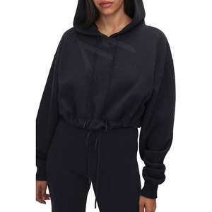 Personnalisé Votre Propre Conception Femmes Crop Top Hoodies Ensembles Plus La Taille Meilleure Vente Femmes Crop Top Hoodies Ensembles - Product Image 4