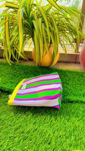 Bolsa de compras de alta calidad con etiqueta de logotipo de cremallera reutilizable de nailon reciclado respetuoso con el medio ambiente - Product Image 3