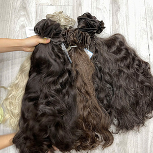 Extensiones de Cabello Ondulado Tejidas a Mano 2026, Cutícula Alineada, Suaves, Paquetes de Cabello Ondulado Tejido a Mano, Precio al por Mayor de Vietnam, Sin Enredos - Product Image 2