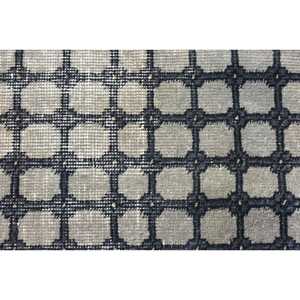 Vintage Area Rug 4.3x8.2 ft, Black <b>Brown</b> Floral Rug <b>Wool</b> - Product Image 5