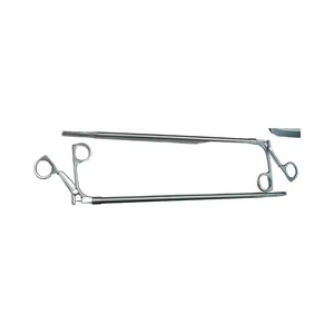 Juego de instrumentos laparoscópicos manuales, fórceps ginecológicos de 5mm y 10mm, fórceps dentados, instrumentos quirúrgicos de base de garra uterina grande - Product Image 3