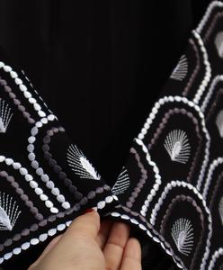 ชุดอาบายะผ้าไหมดูไบแขนยาว ป้องกันรอยยับ งานแฮนด์เมด คุณภาพสูง สีสั่งทำพิเศษ พิมพ์ลายสกรีน ขายดีที่สุด - Product Image 2