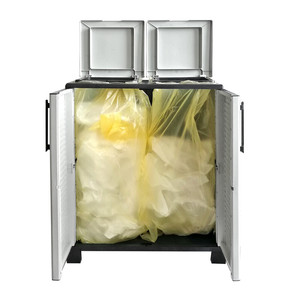 Pattumiera 2 Ante Cm. 68x37x90h Art Plast - Product Image 1