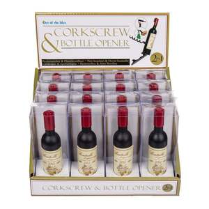 Ouvre-bouteille en métal inoxydable personnalisable avec logo, tire-bouchon et décapsuleur, accessoires de bar portables pour usage domestique - Product Image 4