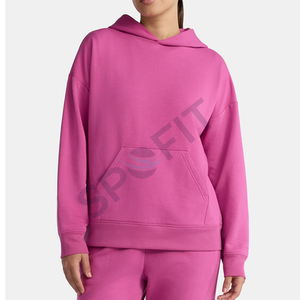 Sudadera con Capucha de Moda Nueva a Precio de Mayoreo, Estilo Lavado Ácido, Ropa Urbana de Invierno, 100% Algodón, Alta Calidad, Elegante, con Logotipo Frontal para Mujer - Product Image 1