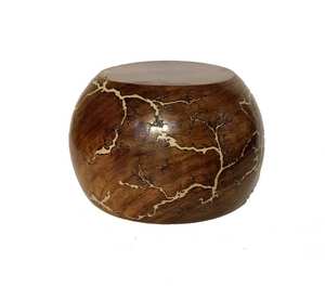 Yarn Bowl in Sheesham Wood 6X4 With Free <b>Christmas</b> <b>Tree</b> Hanging Perfect Wooden Yarn <b>Holder</b> for Knitting & Crocheting - Product Image 3