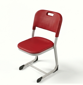 Escritorio Escolar Moderno ARSU con Silla Negra y Tablero de Madera Blanca, Estructura de Plástico Resistente, Garantía de 2 Años para Uso en el Aula - Product Image 4